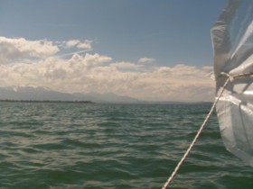 kajak faltboot segeln chiemsee